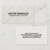 理容師ショップツールパターン 名刺 (正面/裏面)