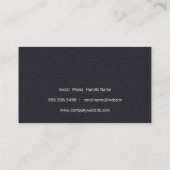 理容師ショップツール名刺 名刺 (裏面)