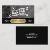 理容師ショップツール | ヘアカット 名刺 (正面/裏面)