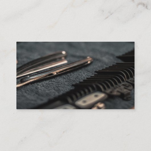 理容師ショップツール | ワークステーション 名刺 (裏面)