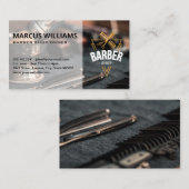 理容師ショップツール | ワークステーション 名刺 (正面/裏面)