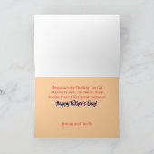 理容師ショップデイハッピーファーザーズデイカード カード (内部)