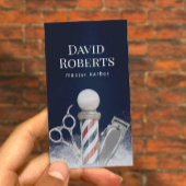 理容師ショップネイビーブループロフェッショナルバーバーショップ 名刺