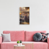 理容師ショップバイKlx キャンバスプリント (インサイチュ (リビング))