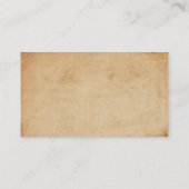 理容師ショップバーバーショップヴィンテージロイヤリティパンチ ロイヤリティカード (裏面)