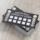 理容師ショップバーバーバーショップヴィンテージシャルボードロイヤリティ ロイヤリティカード