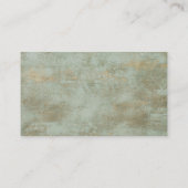 理容師ショップバーバーバーショップヴィンテージブロンズロイヤリティ ロイヤリティカード (裏面)