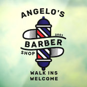 理容師ショップパーソナライカスタマイズズ理容師ポール ウィンドウサイン (シート3)