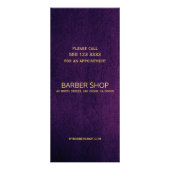 理容師ショップパープルレザールック価格表 ラックカード (裏面)