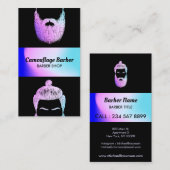 理容師ショップヒップスターホログラム 名刺 (正面/裏面)