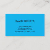 理容師ショップブルーシザーダエレガントーク美容師 名刺 (裏面)