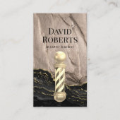 理容師ショップブロンズモダンバーバーショップ美容師 名刺 (正面)