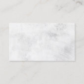 理容師ショッププロフェッショナルヘアクリッパーダークメタル 名刺 (裏面)