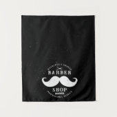 理容師ショップヘアスタイリストBarbershop ポップ・アートの Up Shop タペストリー (正面)