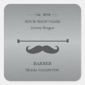 理容師ショップヘアドレッサーヒップスタープロフェッショナル スクエアシール (正面)