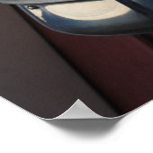 理容師ショップポールプリント ポスター (角)