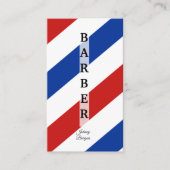 理容師ショップポールプロフェッショナル美容師 名刺 (正面)