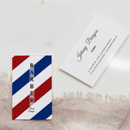 理容師ショップポールプロフェッショナル美容師 名刺