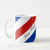 理容師ショップポールヘアドレッサーモダン コーヒーマグカップ (左)