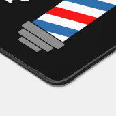 理容師ショップポール男性へデスクマットのヘアサロン デスクマット (コーナー)