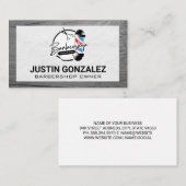 理容師ショップポール | ヘアカット 名刺 (正面/裏面)