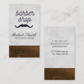 理容師ショップムスタッシュ 名刺 (正面/裏面)