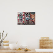 理容師ショップユーモアのある写真ヴィンテージポスター ポスター (キッチン)