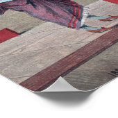 理容師ショップユーモアのある写真ヴィンテージポスター ポスター (角)