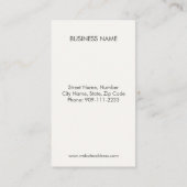 理容師ショップレザークリッパーロイヤリティパンチカード ロイヤリティカード (裏面)