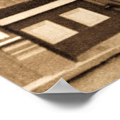 理容師ショップヴィンテージレトロアメリカーナ ポスター (角)