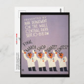 理容師ショップ四重奏団 ポストカード (正面/裏面)