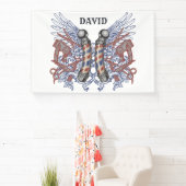 理容師ショップ美容師のパーソナライズ 横断幕 (インサイチュ)