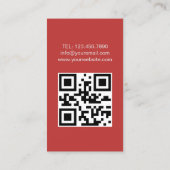 理容師ショップ美容師プロフェッショナルバーバーショップ 名刺 (裏面)