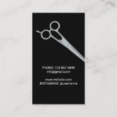 理容師ショップ美容師プロフェッショナルバーバーショップ 名刺 (裏面)