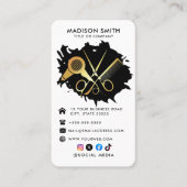 理容師ショップ美容師プロフェッショナルバーバーショップB 名刺 (正面)