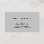 理容師ショップ美容師モダン理容師ポールロゴ 名刺 (裏面)