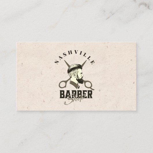 理容師ショップ美容師名刺 名刺 (裏面)