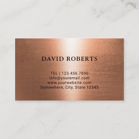 理容師ショップ美容師銅理容師ポールロゴ 名刺