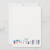 理容師ショップ要素招待状 招待状 (裏面)