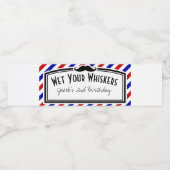 理容師ショップ誕生日ウォーターボトルラベル ペットボトルラベル (シングルラベル)