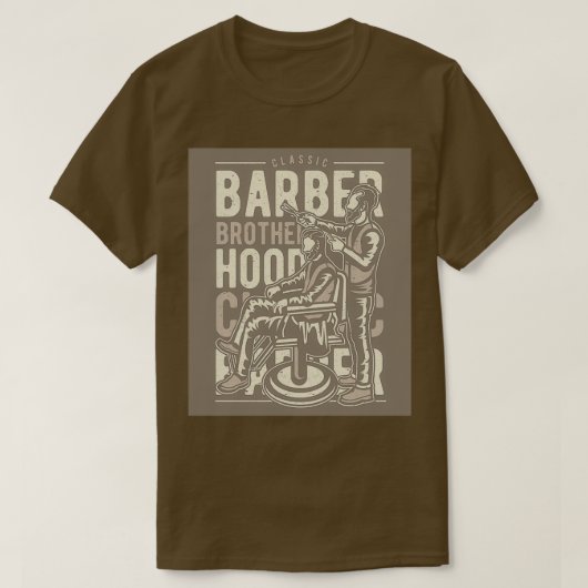 理容師ショップ9 Tシャツ (デザイン正面)