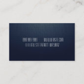 理容師ショップ、サロン名刺 名刺 (裏面)