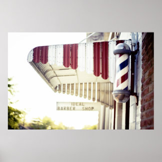 理容師ショップ{poster} ポスター