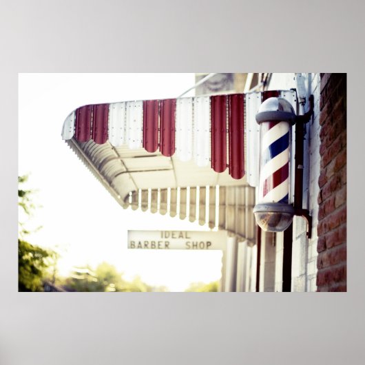 理容師ショップ{poster} ポスター (正面)