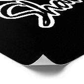 理容師スカルポスター ポスター (角)