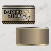 理容師スケッチ名刺 名刺 (正面/裏面)