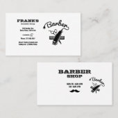 理容師スタイリストはさみ理容師ショップ名刺 名刺 (正面/裏面)