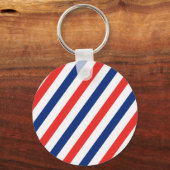 理容師ストライプ キーホルダー (正面)
