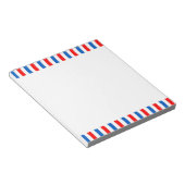 理容師ストライプ ノートパッド (アングル)