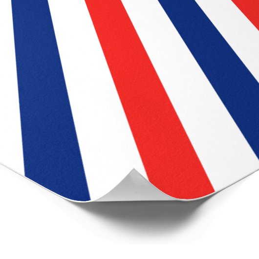 理容師ストライプ ポスター (角)